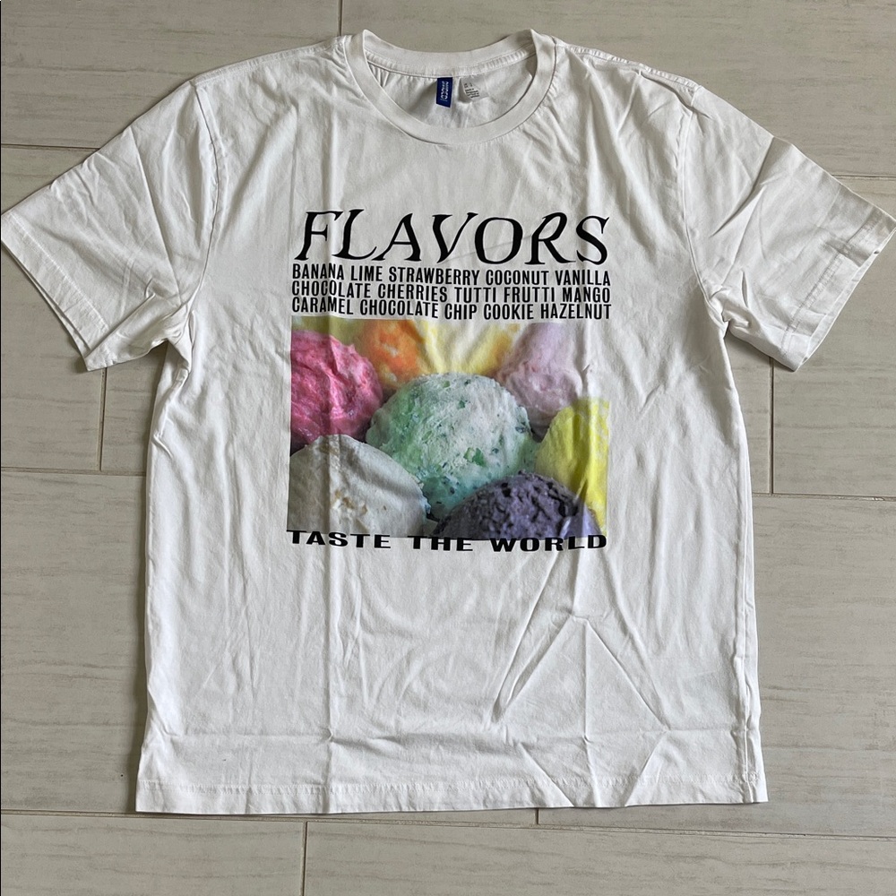 Divided Bright White Crew Neck Tee